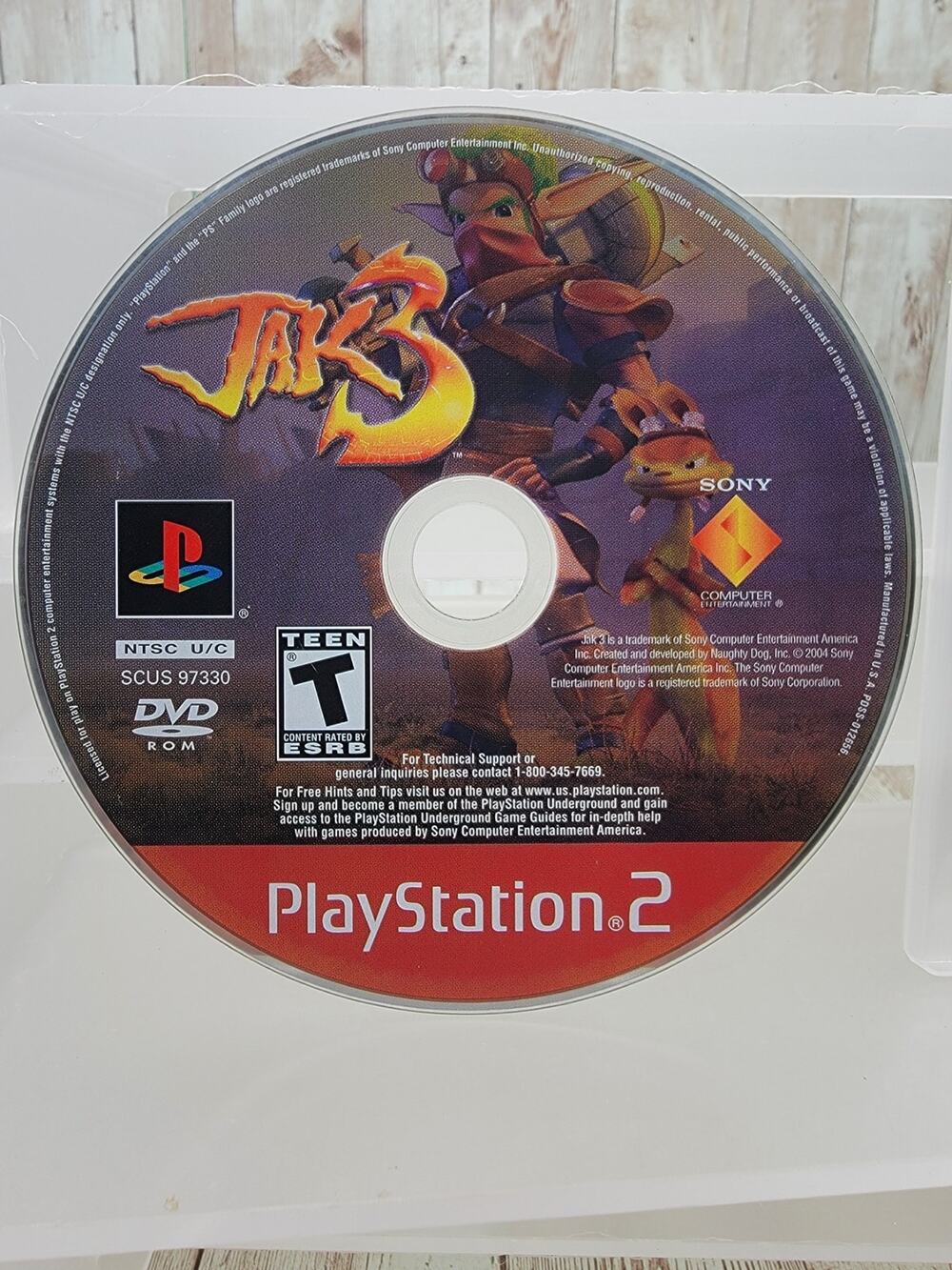 Jak 3 (Sony PlayStation 2, 2004) Disc Only Greatest Hits